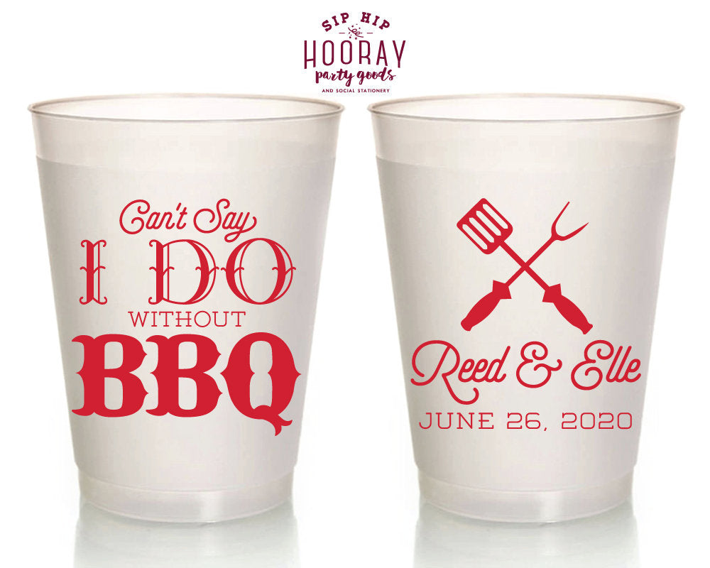 Wedding Cookout Frosted Cups #2115
