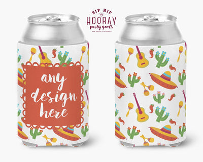 Custom Mariachi Print Can Coolers