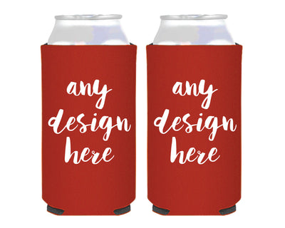 Custom Foam Slim Can Coolers