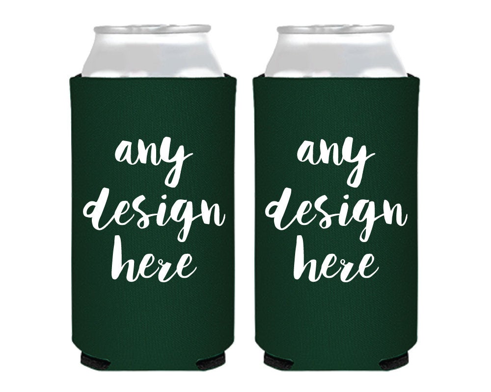 Any Design Double Sided Foam Slim Can Coolers