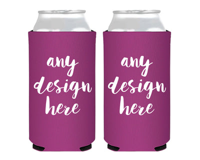 Custom Party Favor Foam Slim Can Coolers