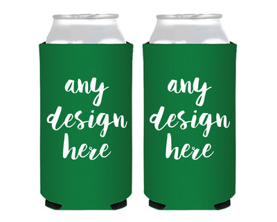 Custom Foam Slim Can Coolers