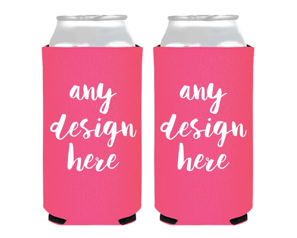Custom Foam Slim Can Coolers