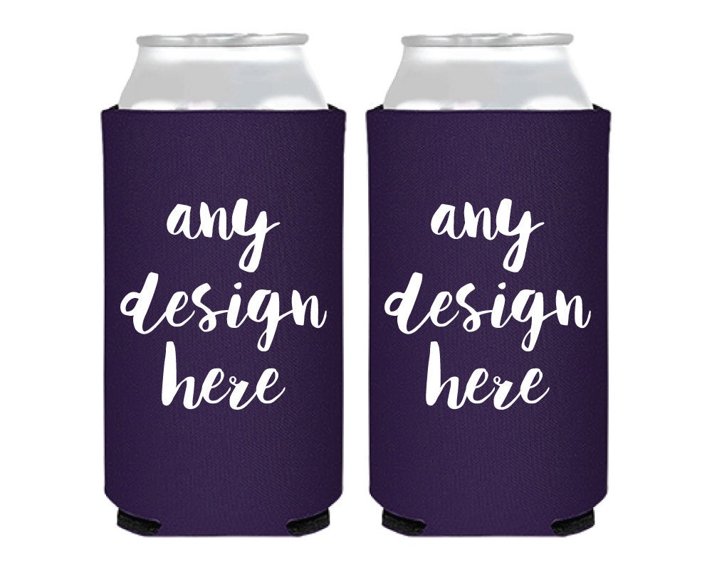 Custom Foam Slim Can Coolers