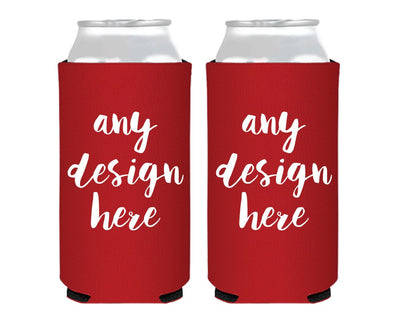 Custom Foam Slim Can Coolers