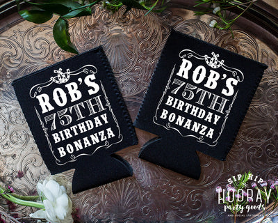 Western Birthday Party Neoprene Can Coolers #2113