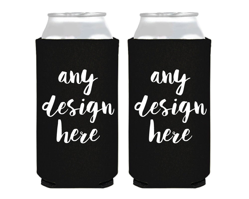 Custom Party Favor Foam Slim Can Coolers