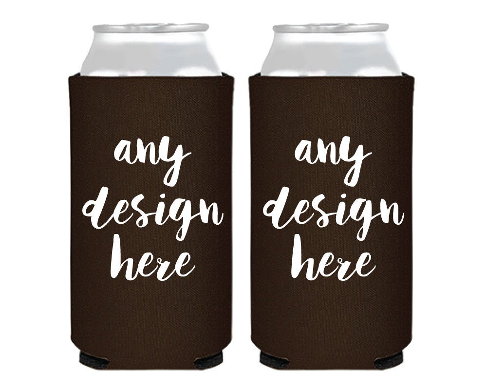Custom Party Favor Foam Slim Can Coolers