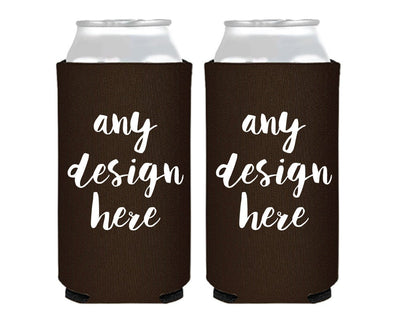 Custom Party Favor Foam Slim Can Coolers