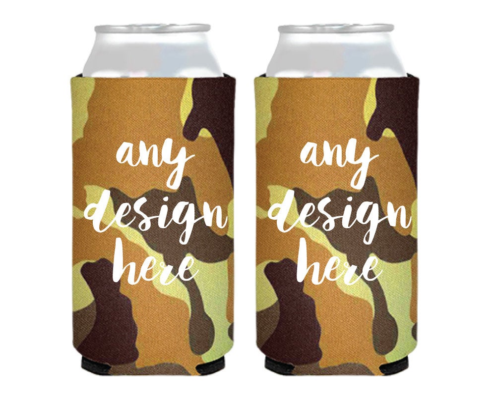 Custom Foam Slim Can Coolers
