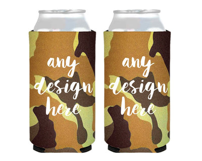 Custom Foam Slim Can Coolers