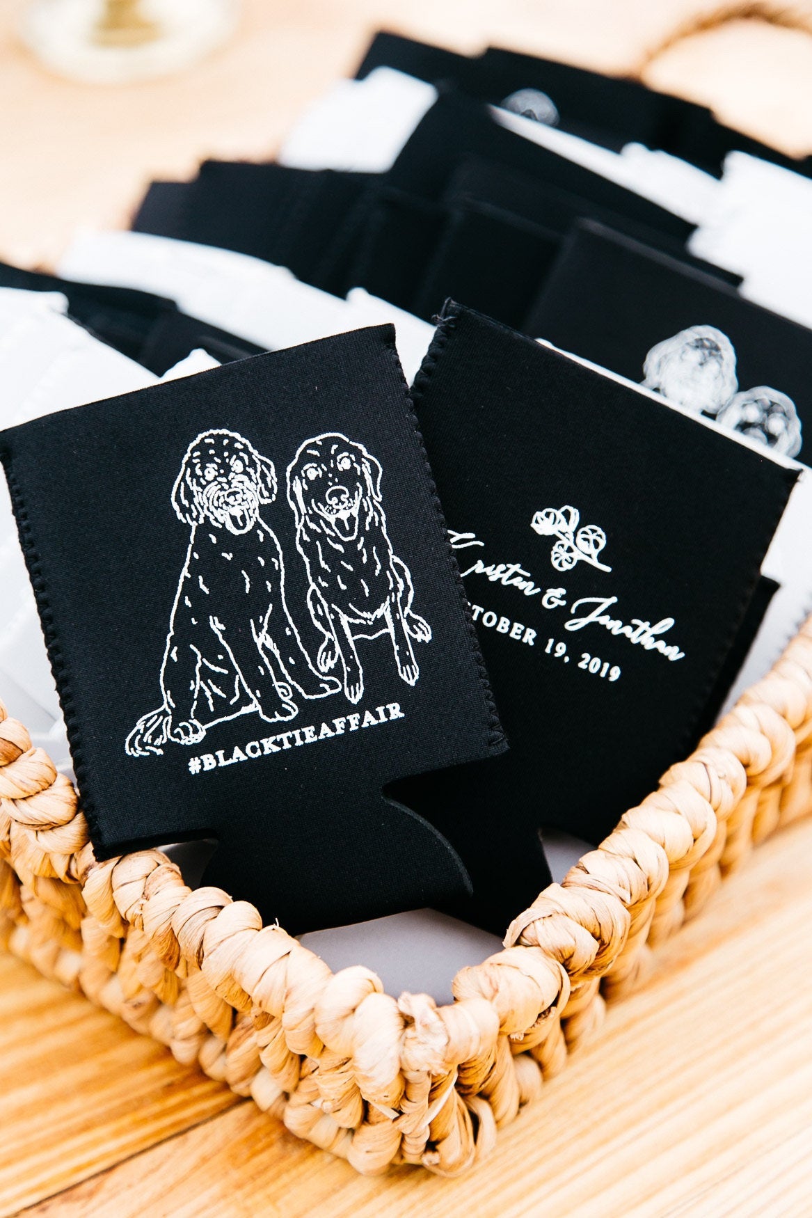 Neoprene Custom Dog Sketch Can Cooler