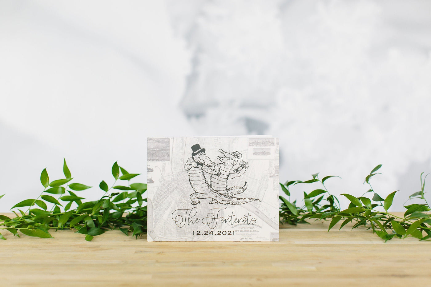 New Orleans NOLA Wedding Guest Book