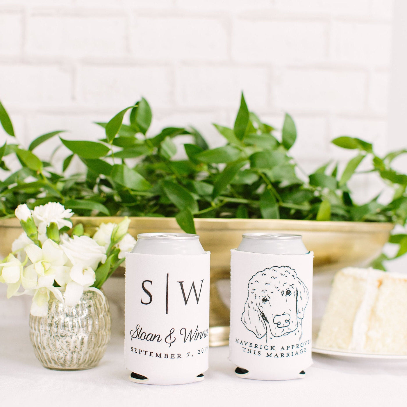 Neoprene Pet Drawing Wedding Can Coolers