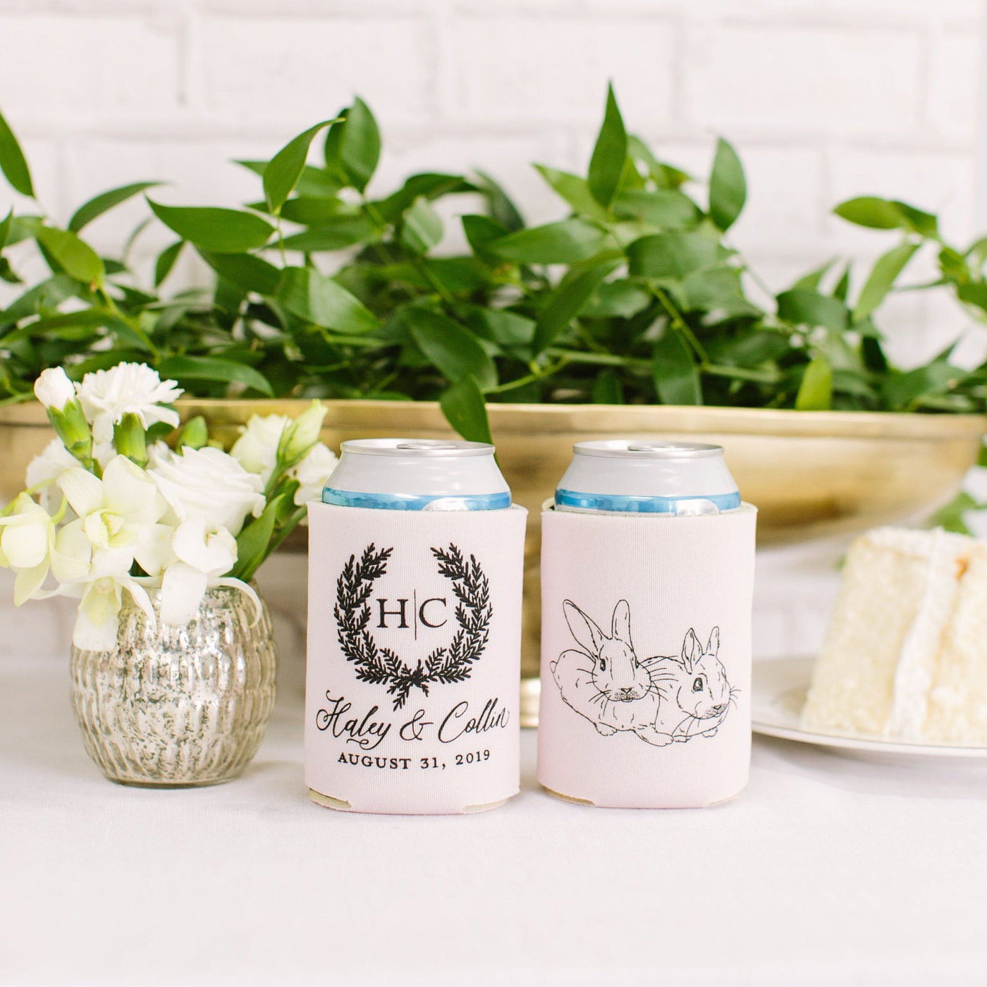 Custom Pet Drawing Can Coolers