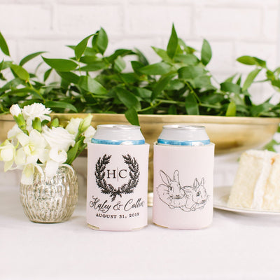Custom Pet Drawing Can Coolers