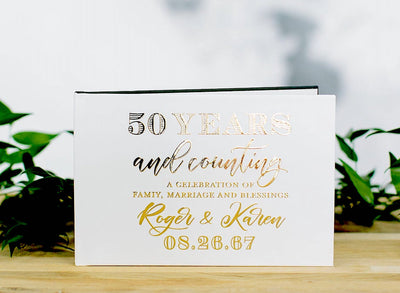 Wedding Anniversary Guest Book