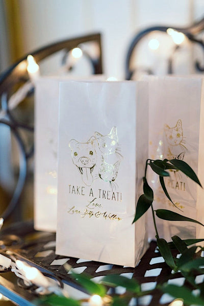 Custom Foil Paper Treat Bags