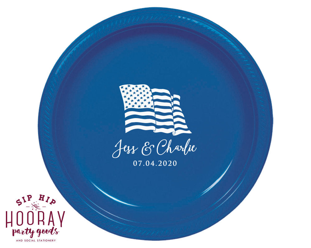 4th of July Cake Plates #2130