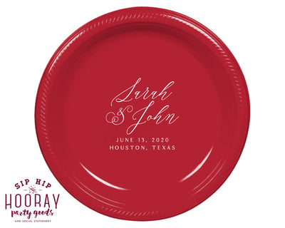 Personalized Party Cake Plates #2133