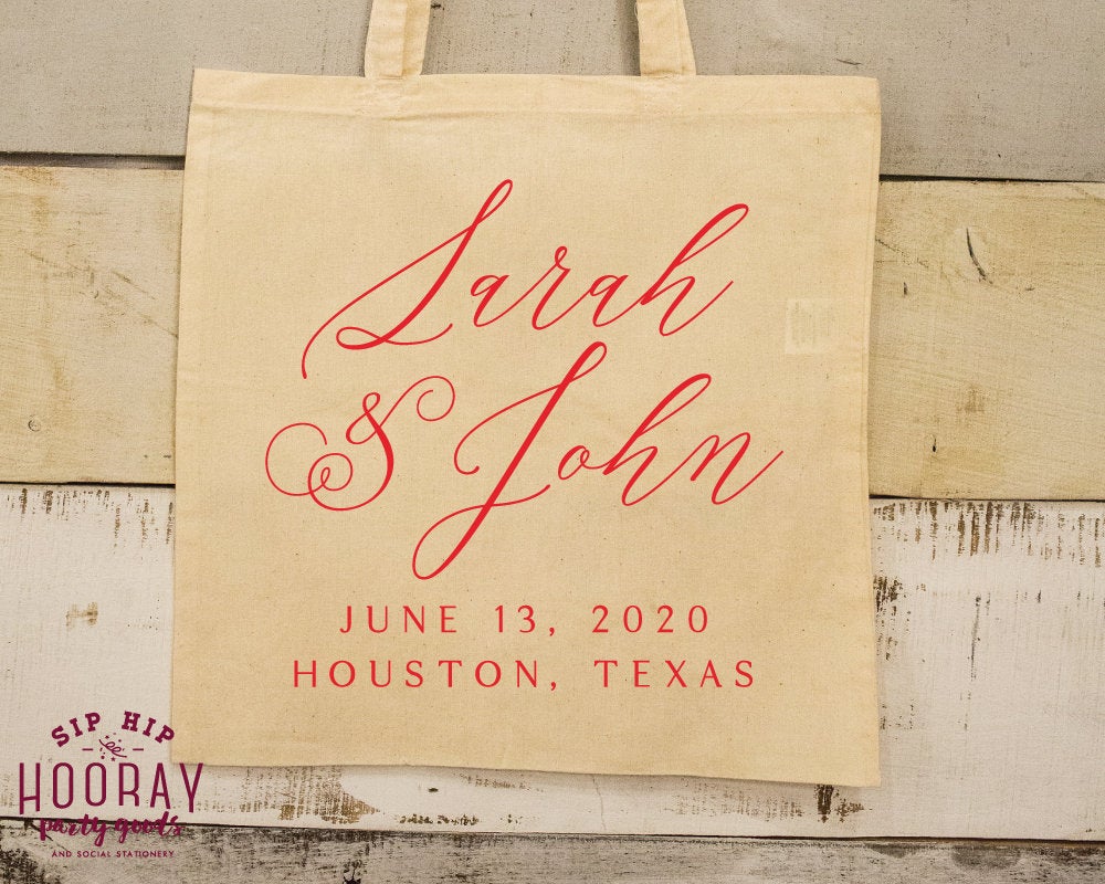 Personalized Wedding Tote Bags #2133