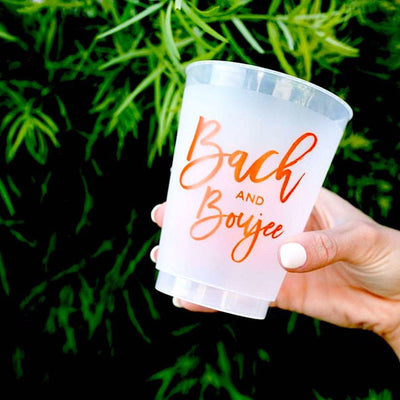 Boujee Bachelorette Frosted Cups