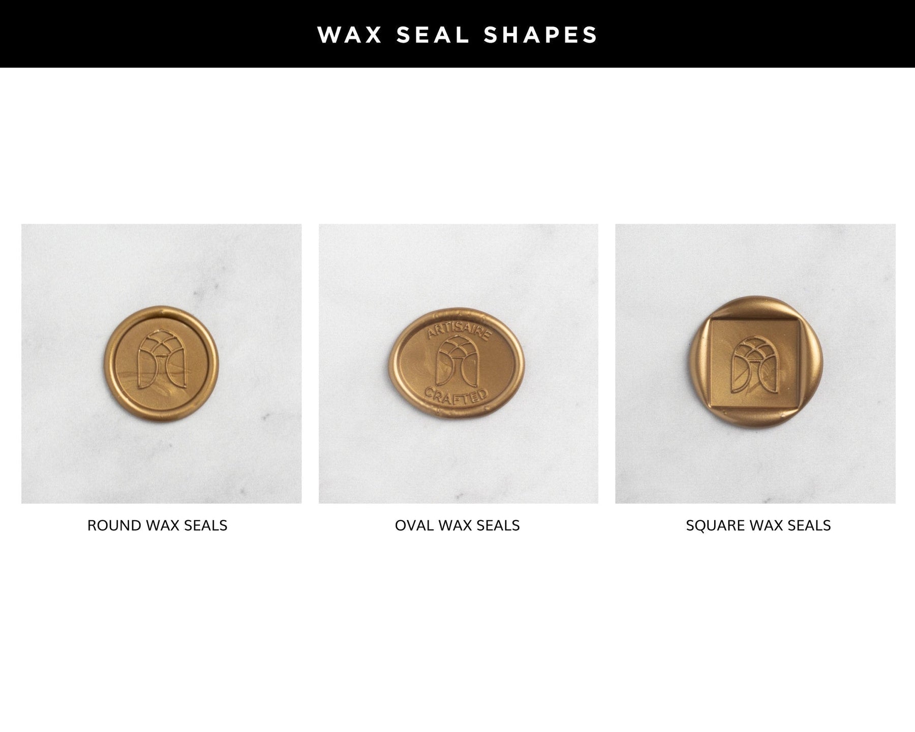 custom wax seal stamps — Stephanie Tara Stationery