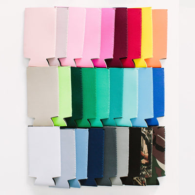 Custom Pet Drawing Neoprene Slim Can Coolers