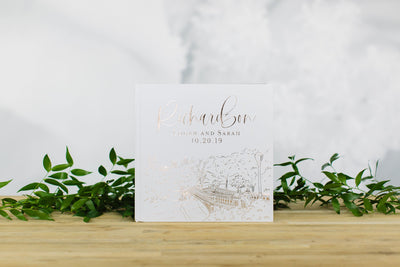 Custom Wedding Venue Guest Book