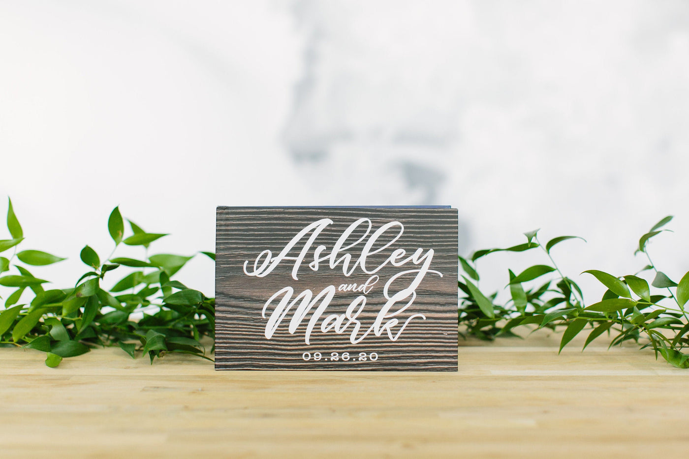 Woodgrain Event Guest Books