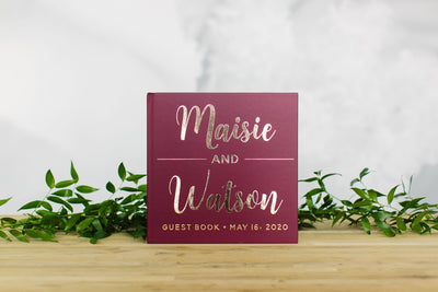 Hardcover Wedding Guest Book