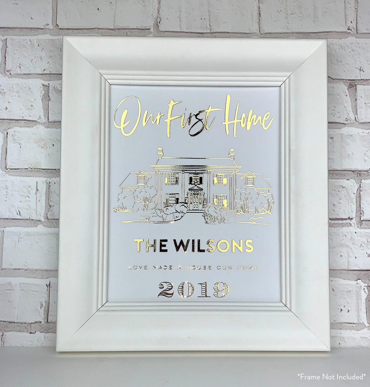 Hand-Drawn Home Illustration Print