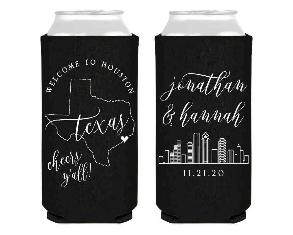 Welcome To... | State and Skyline Foam Slim Can Cooler #0134