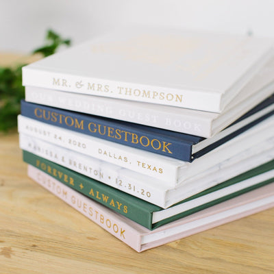 Full Color Succulent Wedding Guest Book