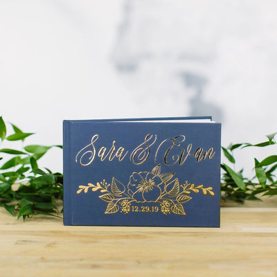 Full Color Succulent Wedding Guest Book