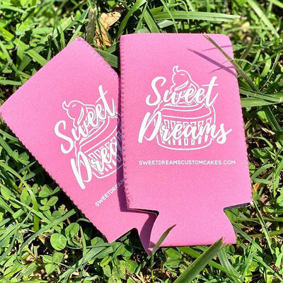 Adventure Wedding Neoprene Slim Can Coolers