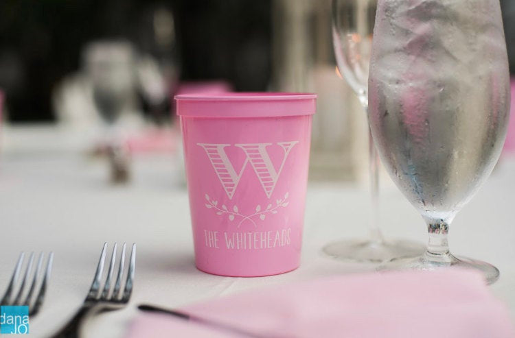 Personalized Party Favor Stadium Cups #1055