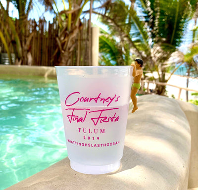 Cheers to 30 Years Frosted Cups #1436