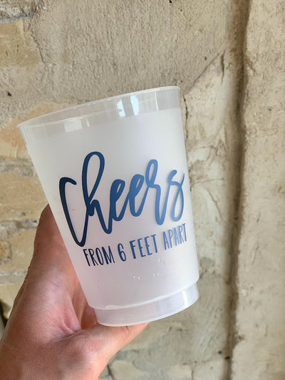 Cheers to 30 Years Frosted Cups #1436