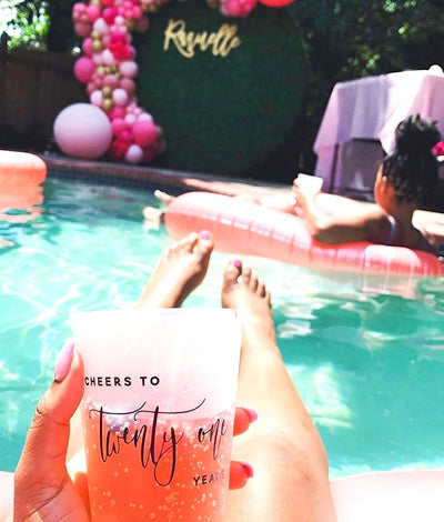 Cheers to 30 Years Frosted Cups #1436