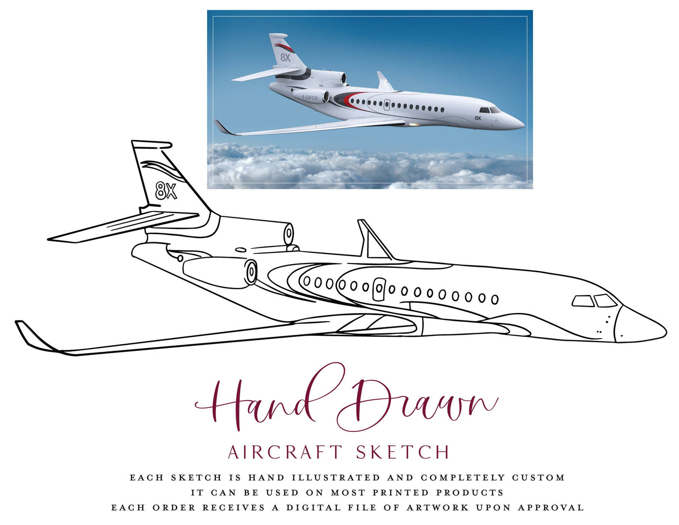 Custom Aircraft Drawing