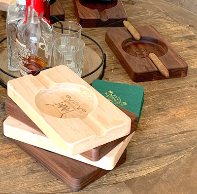 Single-Letter Monogram Ashtray