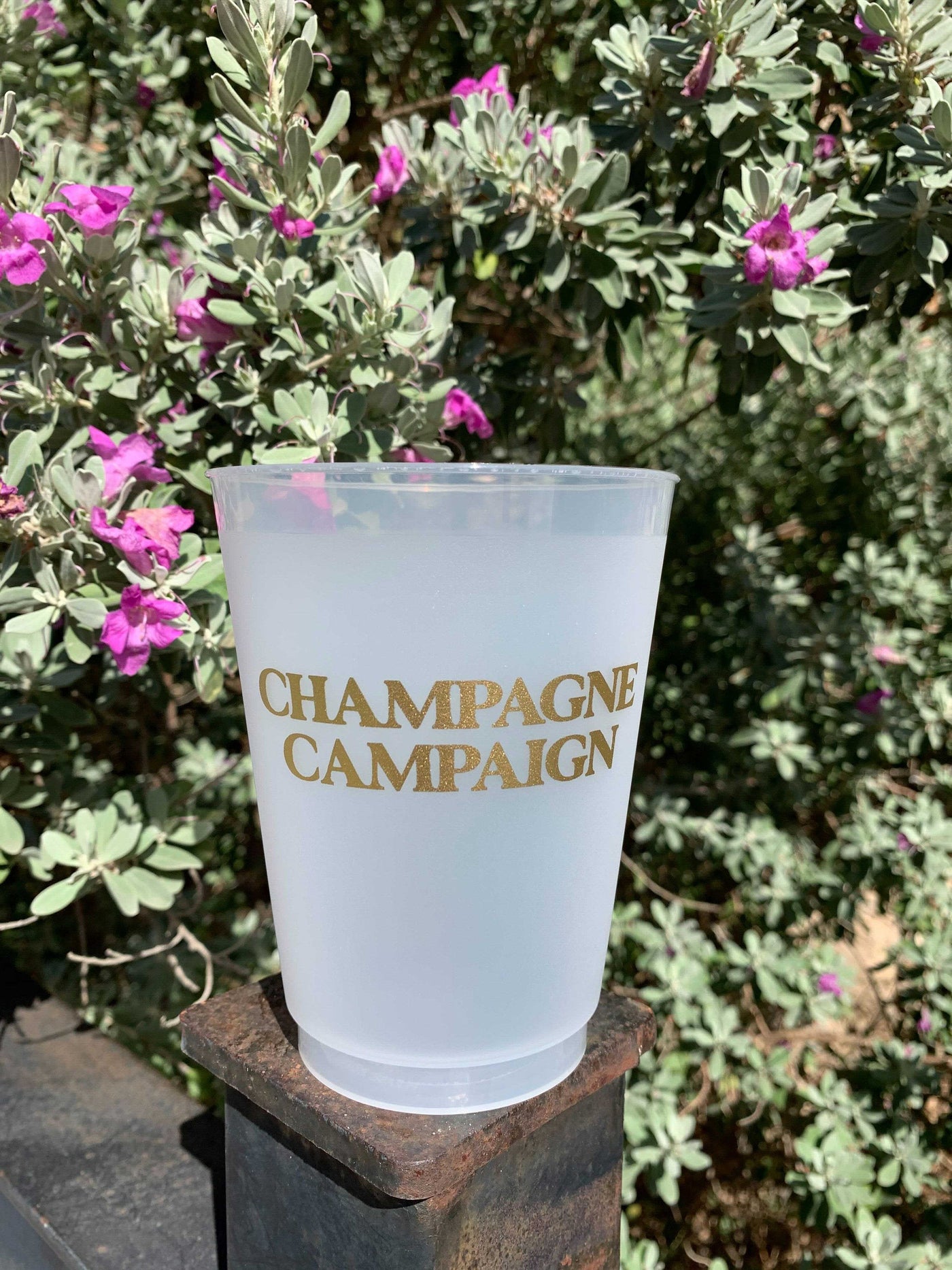 Champagne Campaign Frosted Cups, #2042