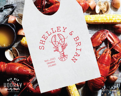 Lobster Bake Party Bibs
