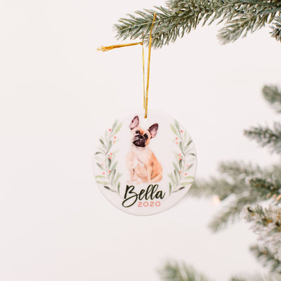 Custom Pet Photo Christmas Ornament