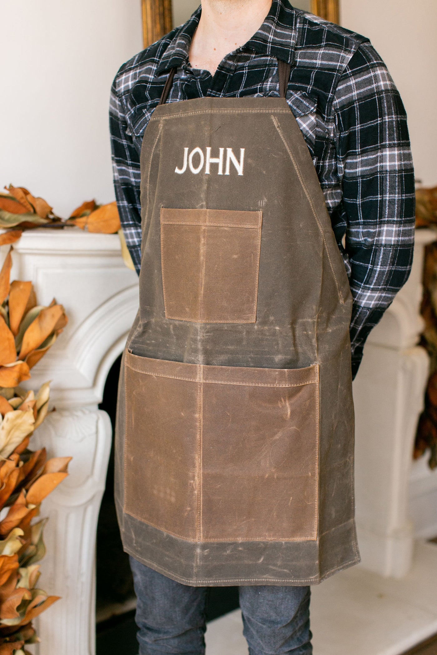 Waxed Canvas Utility Apron
