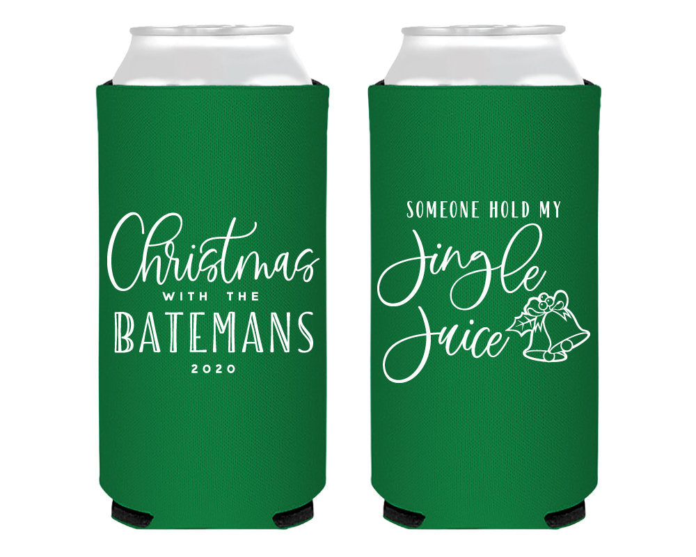 Christmas Party Foam Slim Can Coolers