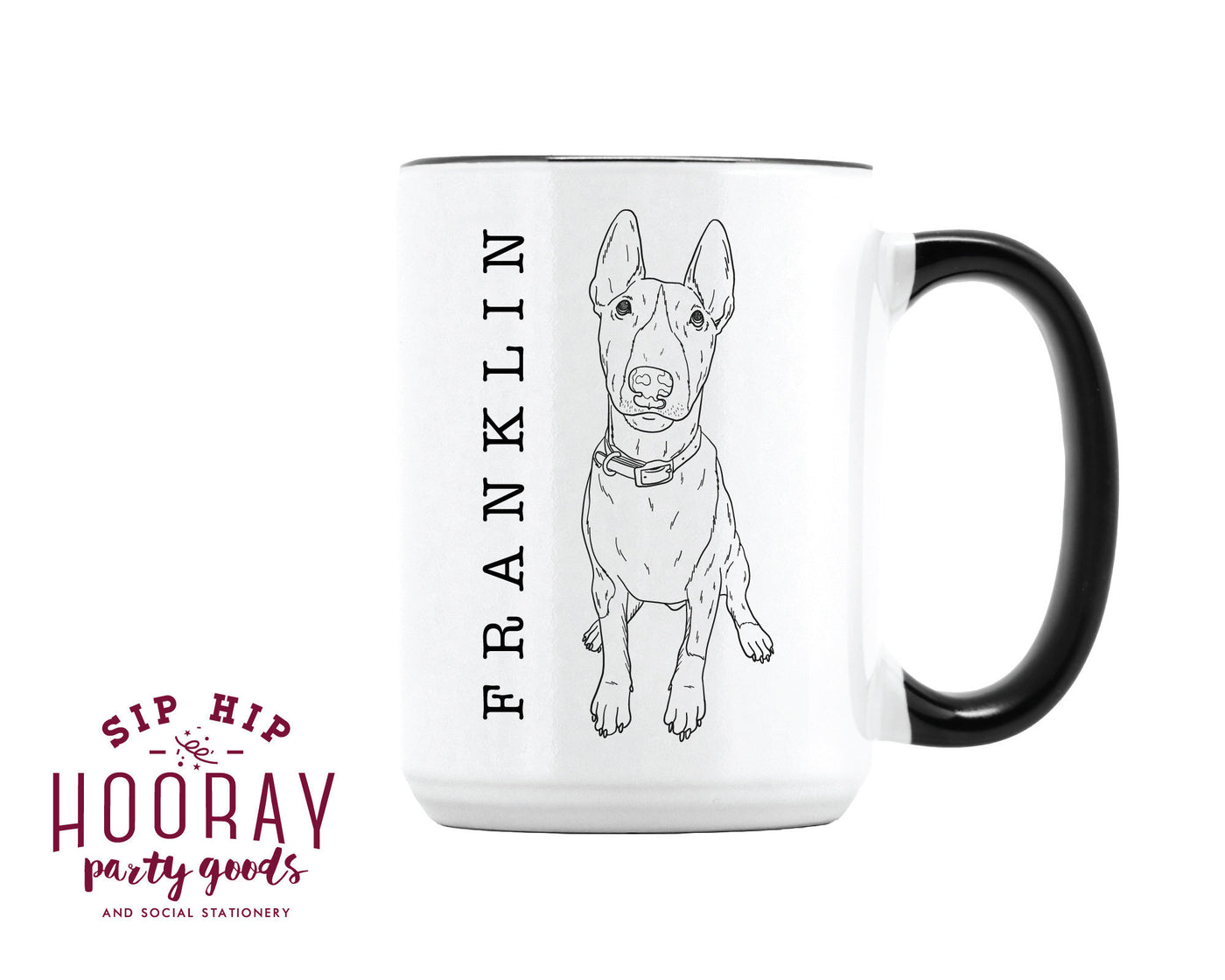 Personalized Pet Portrait 15oz Coffee Mug