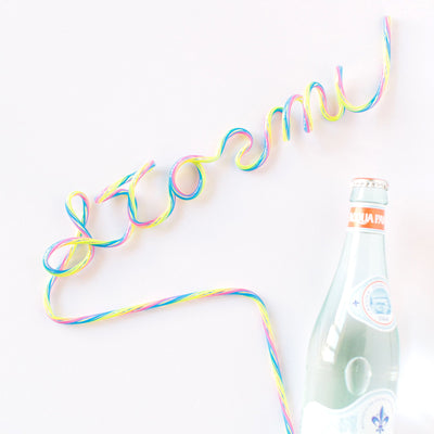 Custom Name Straws