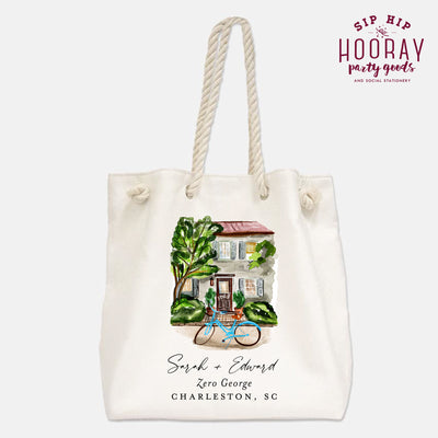 House Drawing or Illustration Totes